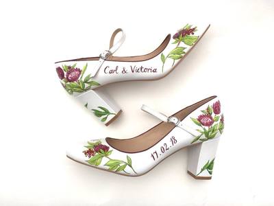 Australian-bride-hand-painted-wedding-shoes