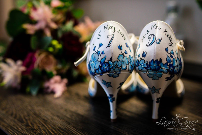 Blue-floral-handpainted-wedding-shoes