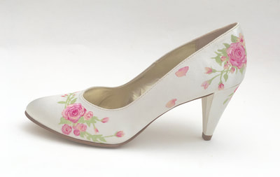 rose-painted-wedding-shoes